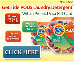 	Get Tide Pods laundry detergent.