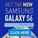 Get a Samsung Galaxy S6 with a prepaid Visa gift card!